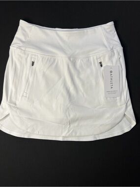 Athleta White Fairway Golf Skort